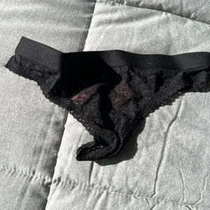 BNWT Lace Leopard Thong
